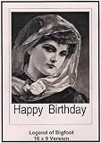 The Legend of Bigfoot: 16x9 Widescreen TV: Greeting Card: Happy Birthday