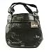 Auth Kooba Lily Metallic Leather Bar Detail Satchel Bag Image