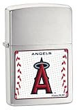 Los Angeles Angels of Anaheim Satin Chrome Zippo Lighter