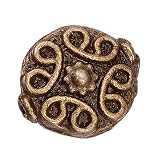 Eigenschaften KnorrPrandell / Gütermann / KnorrPrandell 2366111 - Antikanhänger Linse altgold, 10 Stück/Beutel