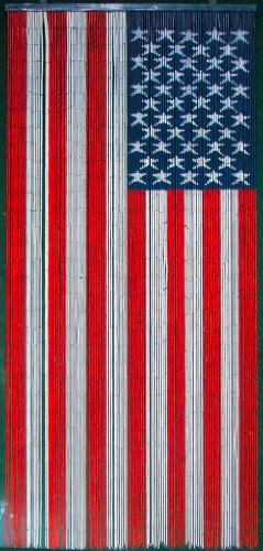 Cheap Bead Curtain American Flag Beaded Curtain 125 Strands
