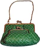 Goldenbleu Audra Apple Patent Bag