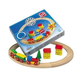 Heros Wooden Toy Train Set Super Circle My First Train Set by Heros