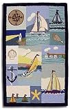 Nautical Rectangle Rug - Medium