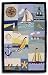 Nautical Rectangle Rug - Medium