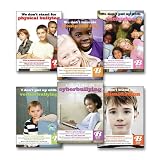 Bully Free Educational Poster Series. Guidance Art Prints Featuring: Cyberbullying, Exclusion, Gossip and Lies, Intimidation, Physical Bullying, and Verbal Bullying