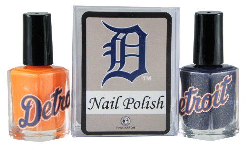 MLB Detroit Tigers Two-Pack Team Colored Nail Polish