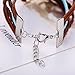 Nobio Retro Vintage Cute Handmade Multilayer Pendent Chain Charm Wristband Wrist Bracelet