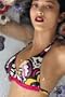 Aubade Sunshine Coast Acacia Floral Soft Bikini Bra M/12UK/3F/40EU/10US/ Red