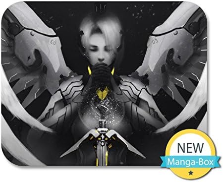 Overwatch Tracer D.Va Widowmaker Mei Symmetra Mercy Rubber Mouse Pad Mousepad with Designs 9.84"x7.87"