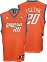 Raymond Felton Youth Jersey: adidas Orange Replica #20 Charlotte Bobcats Jersey