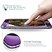 iPhone 6 Screen Protector, iPhone 6S Screen Protector, Electroplating Mirror Effect Film, Ballistic Tempered Glass Protector, F-color™ Maximum Screen Protection from Bump Drop Scrape 9H Purple