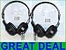 2 Infrared Wireless Headphones for your car DVD system Image