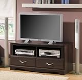 Havana Lounge Large Double-Drawer TV Stand- Walnut