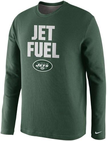 Nike New York Jets Local Thermal Long Sleeve T-shirt Mens Size Small Green