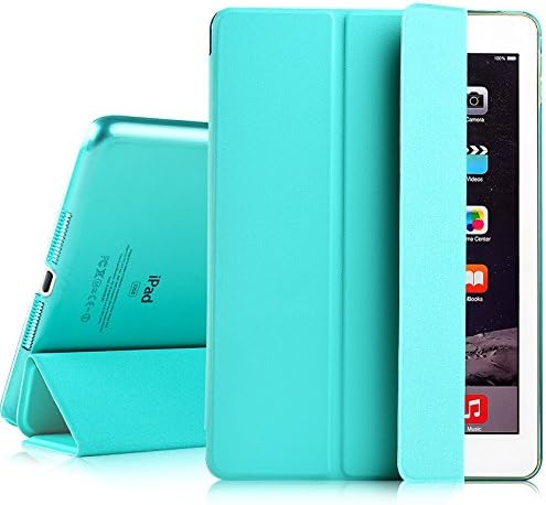 Ipad Air 2 Case KeeGan Ultra Slim Lightweight Stand with Auto Wake Sleep Smart Protection Case for Ipad Air 2 Ipad 6 (Mint Green)