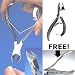 InGROWING TOENAIL CLIPPERS + FREE Angled Clippers. Relief without Surgery!! Lifetime GUARANTEE.