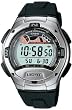 Casio Men's Core W753-1AV Black Resin Quartz Watch with Digital Dial