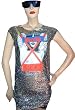 Paris Sucks Sequin Ruche Dress