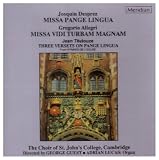 Josquin  Desprez /Gregorio Allegri: Masses / Choir of St John's College / George Guest (Meridian)