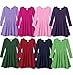City Threads Big Girls' Cotton Long Sleeve Twirly Skater Party Dress (Size 7-16)