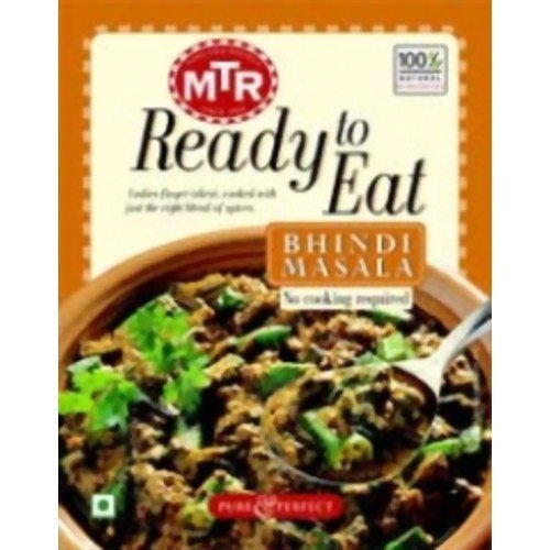 ＭＴＲ ビンディ・マサラ （Ｂｈｉｎｄｉ Ｍａｓａｌａ） インド風オクラのカレー レトルト ３００ｇ MTR Bhindi Masala Okra with Tomato in Spiced Gravy Curry 10.56oz