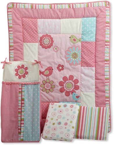 CoCo & Company Bailey 4 Piece Crib Bedding Set