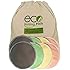 Washable Organic Bamboo Nursing Pads- 8 Pack (4 Pair) Reusable Breast Pads with Leakproof Back by EcoNursingPads