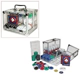 400 11.5 Gram SUITED Poker Chip w/ Acrylic Carrier