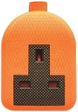 Orange 1 Gang 13A Impact Resistant Extension Socket. Bulk