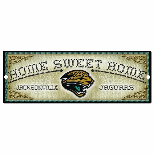 NFL Jacksonville Jaguars 6-by-17 Wood 