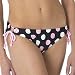 Xhilaration� Pajama Party Side-Tie Hipster Swim Bottoms - Black/ Pink Image