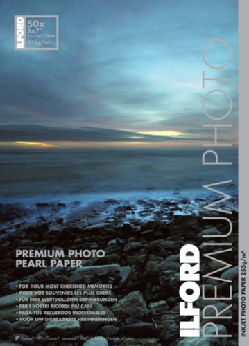 Ilford Premium Pearl 5 x 7 Inch Photo Paper 50 Sheets (1146659)