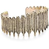 House Of Harlow 1960 14k Gold-Plated Large Feather