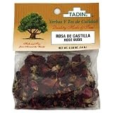 Tadin Tea, Rosa De Castilla Rose Buds) Tea, 0.5-Ounce, 6-Count Cellophane Bag (Pack of 4)