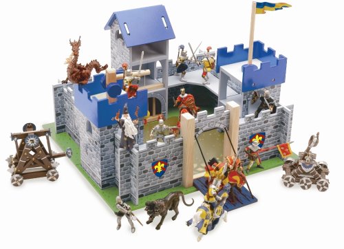 Le Toy Van Wooden Blue Excalibur Castle