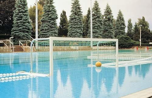 WATER POLO GOAL NET STANDARD 2.5mm WHITE DEEP END