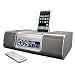 iHome iP9SR Clock Radio & Audio System for iPhone & iPod, Silver