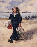 Photographic Prints of Painting of a sailor from Mary Evans
