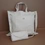 Organic Cotton Bag Grocery Shopping Tote Bag (Washable, Reusable, Foldable)--2pc Set