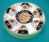 12 Pc Bavarian Style Fine Porcelain Tea/Coffee Set - Cobalt Blue Trim - Angles Themed -- 6.5 Fl. Oz. 12 Pc Bavarian Style Fine Porcelain Tea/Coffee Set - Cobalt Blue Trim - Angles Themed -- 6.5 Fl. Oz.