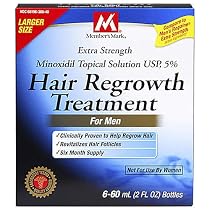 Minoxidil-5% Extra Strength Hair Regrowth for Men, 6 Month Supply