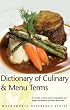 Dictionary of Culinary & Menu Terms (Wordsworth Reference)