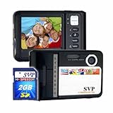 SVP Cybersnap-912(with 2GB SD card)Black 12MP Max 2.8-inch LCD Slim Digital ....