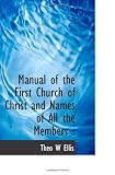 Manual of the First Church of Christ and Names of All the Members