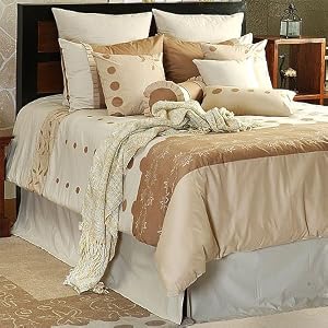 Bliss Cotton Bedding Ensemble , King by SmartBargains