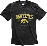 Iowa Hawkeyes Black Router Heathered Tee