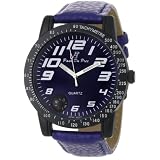 Paul Du Pree Mens PD326034BUBL Blue Sport Leat