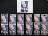 Lot 144 Congress Sail Boat Bridge Tallies by Bicycle