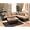 Harlow Right L-Shaped Two Tone Sectional Sofa by Coaster Furniture